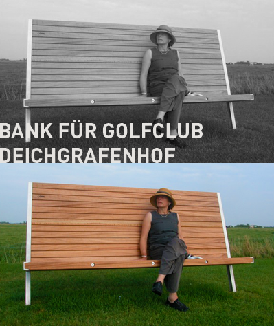 Bank für Golfclub Deichgrafenhof